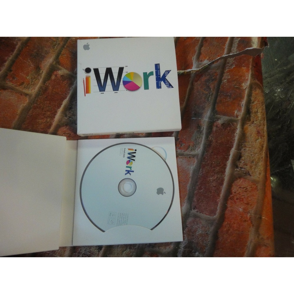 iWork retail Page numbers keynotes 09 for mac mb942z/a‎  Disk CD software